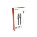 ⁦كيبل شحن كابل بورودو منسوج 3 أمبير من USB-A إلى Type-C بطول 1.2 متر - أسود⁩ - الصورة ⁦3⁩