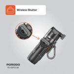 ⁦ستاند عصا سيلفي HS34 رباعية القاعدة، مقبض كاميرا محمول باليد، سبيكة ألومنيوم + ABS، شحن USB-C، بلوتوث 5.2، جهاز تحكم عن بعد 5⁩ - الصورة ⁦7⁩