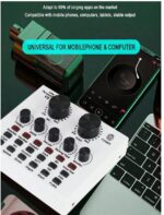 ⁦مكسر كرت صوت YAIUZGOO بطاقة صوت V8، بطاقة صوت صوتية، محول لنقل الصوت للبث المباشر في KTV، لاستخدام هاتفين بالتزامن في البث ال⁩ - الصورة ⁦5⁩