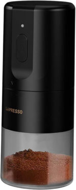 ⁦مطحنة قهوة محمولة LePresso Broyeur ، وسعة البطارية 1200 مللي أمبير، وواجهة قابلة للتكيف، وذيل متصفح متوافق، ووظيفة إلغاء النق⁩ - الصورة ⁦4⁩