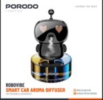 فواحة محمولة للسيارات موزع روائح السيارات الذكي روبوفايب من بورودو لايف ستايل معطر جو