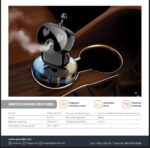 ⁦فواحة محمولة للسيارات موزع روائح السيارات الذكي روبوفايب من بورودو لايف ستايل معطر جو⁩ - الصورة ⁦2⁩