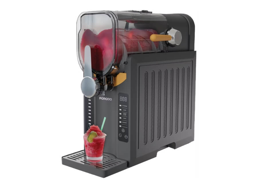 11114-products-687ba6d52ead1.jpeg صانع الايسكريم وصانعة السلاش متعددة الاستخدامات من بورودو لايف ستايل بسعة 2.6 لتر، قوة 200 واط، جهد 220-240 فولت، تردد 50 هرت - الصورة 1