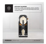 ⁦صانع الايسكريم وصانعة السلاش متعددة الاستخدامات من بورودو لايف ستايل بسعة 2.6 لتر، قوة 200 واط، جهد 220-240 فولت، تردد 50 هرت⁩ - الصورة ⁦4⁩