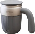 ⁦كوب التحريك المغناطيسي التلقائي من Lepresso، سعة 450 مل، بطارية مدمجة 300 مللي أمبير/ساعة، منفذ شحن من النوع C، تحريك تلقائي،⁩ - الصورة ⁦2⁩