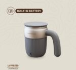 ⁦كوب التحريك المغناطيسي التلقائي من Lepresso، سعة 450 مل، بطارية مدمجة 300 مللي أمبير/ساعة، منفذ شحن من النوع C، تحريك تلقائي،⁩ - الصورة ⁦5⁩