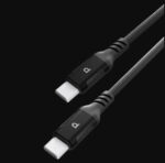 ⁦كيبل شحن كابل Powerology Power Sync Weave USB-C إلى USB-C PD بقدرة 60 واط⁩ - الصورة ⁦3⁩