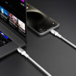 ⁦كيبل شحن كابل Powerology Power Sync Weave USB-C إلى USB-C PD بقدرة 60 واط⁩ - الصورة ⁦4⁩