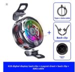 ⁦مروحة تبريد للهواتف K20 التبريد السريع المبرد المغناطيسي/الظهر كليب 2 في 1 أشباه الموصلات بالوعة الحرارة باردة⁩ - الصورة ⁦5⁩