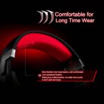 ⁦فاونو سماعة راس للالعاب G2000 مع ميكروفون لالعاب الكمبيوتر 3.5 ملم، سماعات ستيريو بخاصية الغاء الضوضاء فوق الاذن لاجهزة الكمب⁩ - الصورة ⁦2⁩