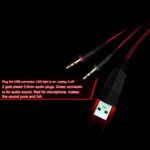 ⁦فاونو سماعة راس للالعاب G2000 مع ميكروفون لالعاب الكمبيوتر 3.5 ملم، سماعات ستيريو بخاصية الغاء الضوضاء فوق الاذن لاجهزة الكمب⁩ - الصورة ⁦4⁩