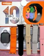 ⁦ساعة ذكية متطورة مع وظائف شاملة مع 5 اساور مختلفة WISME WS10-3 MAX Smart Watch⁩ - الصورة ⁦2⁩