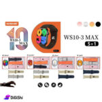 ⁦ساعة ذكية متطورة مع وظائف شاملة مع 5 اساور مختلفة WISME WS10-3 MAX Smart Watch⁩ - الصورة ⁦3⁩