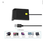 ⁦قارئ البطاقات الذكية USB لبطاقة البنك IC/ID EMV جهاز القراءة والكتابة عالي الجودة لنظام التشغيل Windows 7 8 10 Linux OS USB-C⁩ - الصورة ⁦2⁩