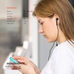 ⁦سماعات أذن ستيريو بورودو ساوندتيك، مصنوعة من مادة TPE + معدن + ABS، اتصال من النوع C، طول الكابل 1.2 متر، ميكروفون عالي الوضو⁩ - الصورة ⁦5⁩