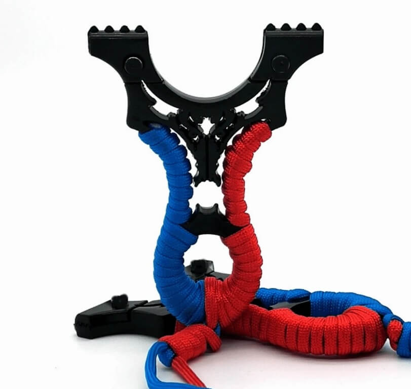 11163-products-68a9c005a1ead.jpeg راتنج مقلاع نشاب معدني اطلاق بمقبض ثلاثي للصيد والتصويب يحتوي على ثلاثة أحزمة مطاطية للرياضات والرماية التنافسية - الصورة 1