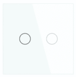 مفتاح كهرباء ذكي واي فاي يعمل باللمس يدعم اليكسا وجوجل هوم (نقطتان) المنزل الذكي نقاط ذكيه ساكت كهرباء