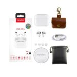 ايربودز ابيض مع كفر جلد وشاحن لاسلكي ANC-3 PRO(سماعة اذن ايربودز سماعة ايرودز)