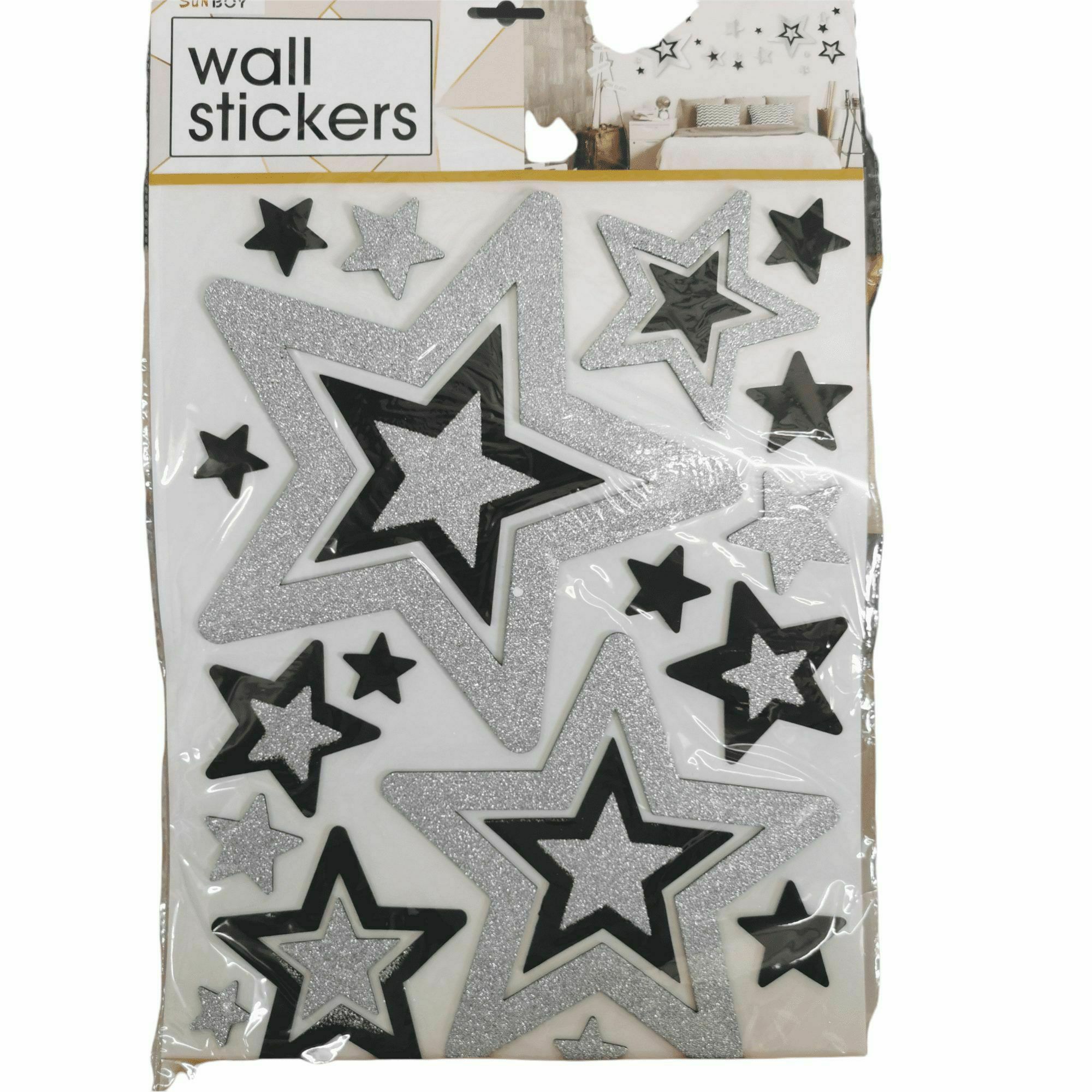 17607.jpg ملصقات جدارية بشكل النجوم - الصورة 1