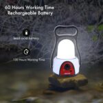 ⁦مصباح LED على شكل فانوس قابل للشحن GEEPAS GE5562⁩ - الصورة ⁦2⁩