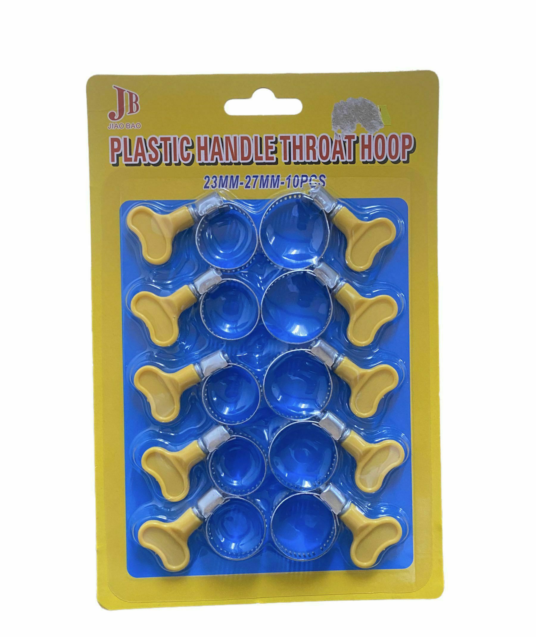 21003.jpg طقم مقابض لخراطيم المياه 10 قطع 23mm-27mm - الصورة 1