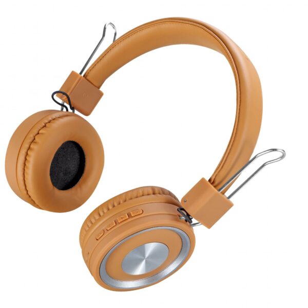 سماعة بلوتوث سماعات رأس بلوتوث لاسلكية مع ميكروفون SODO SD-1002 - بني قاتح