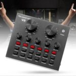 ميكسر كرت صوت V8  لايف أسود مكسر مغير الصوت مغير صوت