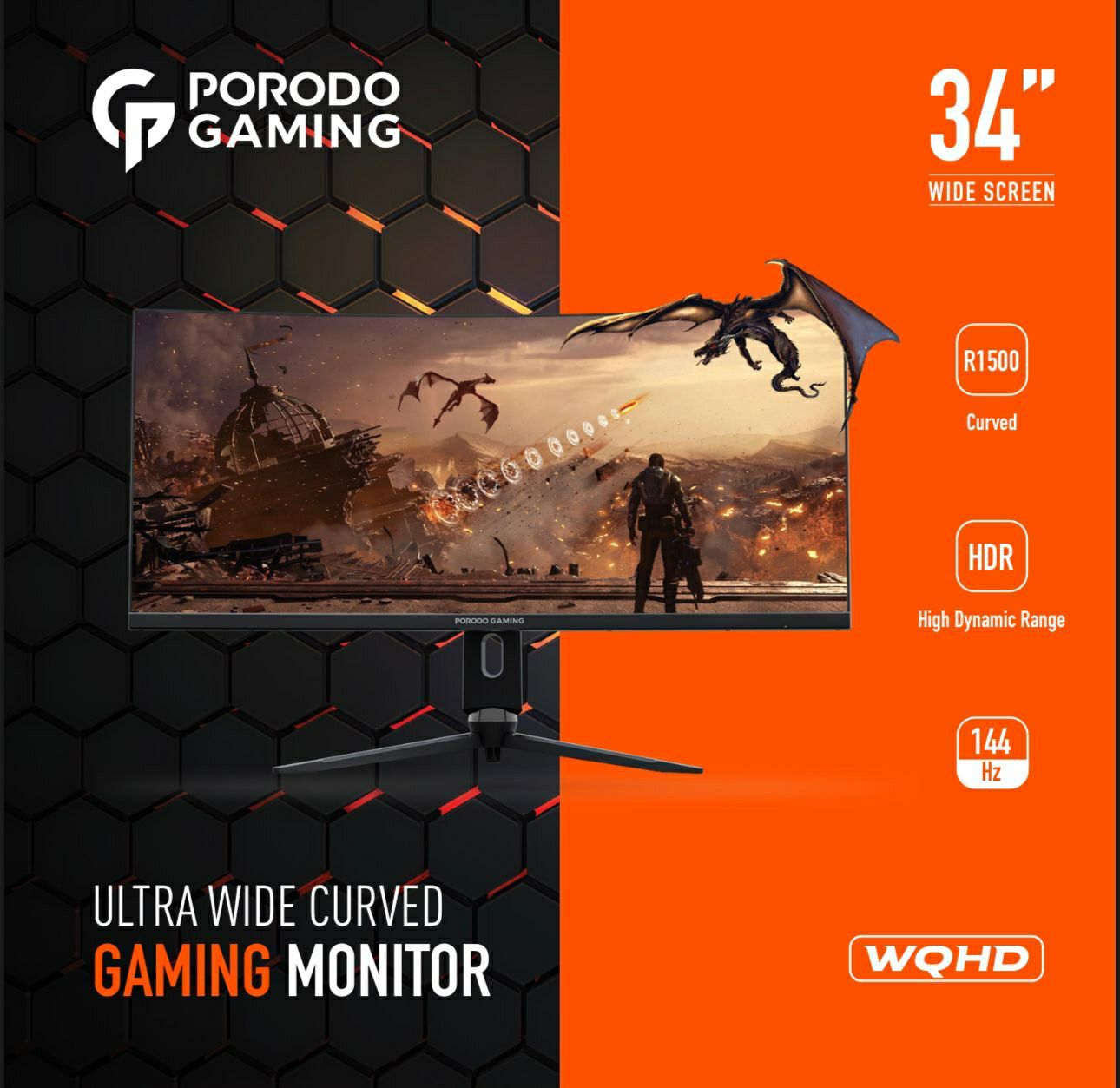 8716-products-63e3aac3b7060.jpg شاشة ألعاب بدقة 2k منحنية عريضة للغاية 165هرتز مقاس 34 بوصة من بورودو شاشة جيمنج شاشة العاب - الصورة 1