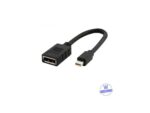 Minidp إلى dp ، محول Mini DP / Thunderbolt إلى DP ، Mini DisplayPort MiniDP إلى محول DisplayPort - أسود