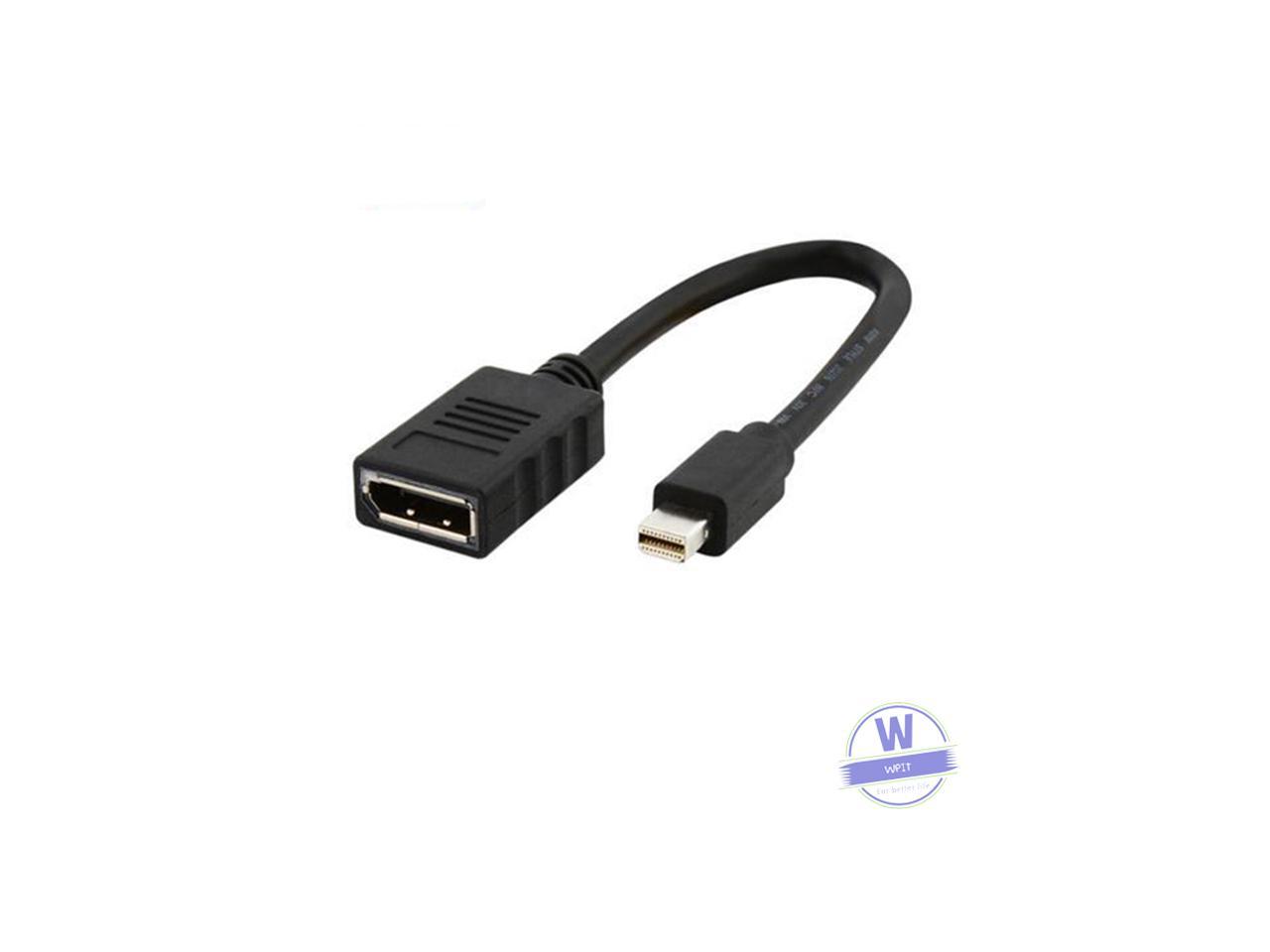 8962-products-640e020f2fd26.jpg Minidp إلى dp ، محول Mini DP / Thunderbolt إلى DP ، Mini DisplayPort MiniDP إلى محول DisplayPort - أسود - الصورة 1
