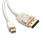 ⁦Mini Display Port to Display Port Full HD 1080P Cable 1.8M (أبيض) Mini Dp إلى DP⁩ - الصورة ⁦4⁩