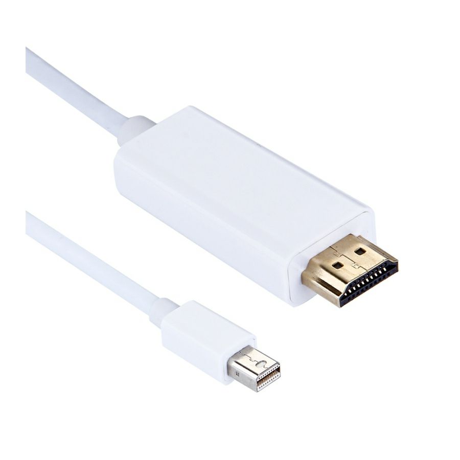8969-products-640f5ac21d5ab.jpg Адаптер от Mini DisplayPort / Thunderbolt към HDMI لـ MacBook - 1.8m - бяло - الصورة 1