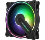 ⁦مراوح كمبيوتر جيمنج مراوح بي سي مروحة ABKONCORE HR120 (عبوة من 3 قطع) - مروحة 120 ملم A-RGB للصندوق⁩ - الصورة ⁦4⁩