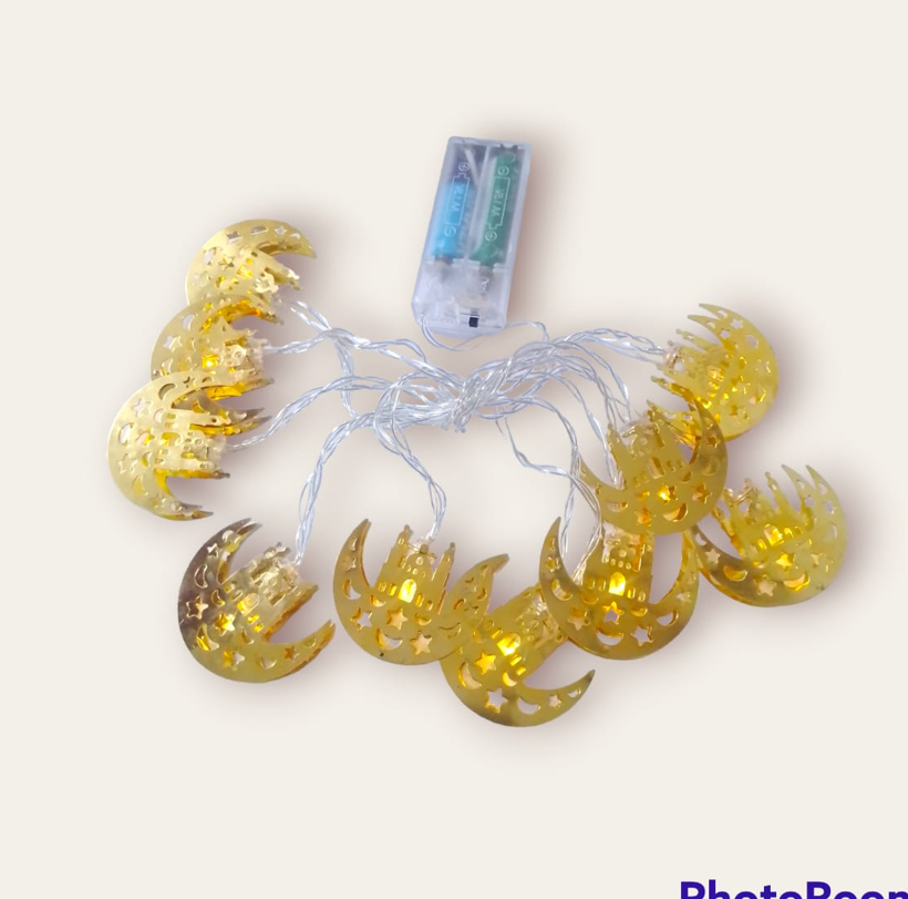 9004-products-6419b9f18b400.png تعليقة زينة رمضان معدني بأضائات led لون أصفر (رمضان كريم) الطول 2 متر - الصورة 1