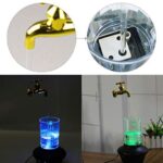 ⁦كوب حنفية سحرية معلقة من AJMERI تحفة تدفق نافورة المياه ديكور حنفية الماء الملعقة⁩ - الصورة ⁦2⁩