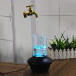 ⁦كوب حنفية سحرية معلقة من AJMERI تحفة تدفق نافورة المياه ديكور حنفية الماء الملعقة⁩ - الصورة ⁦4⁩