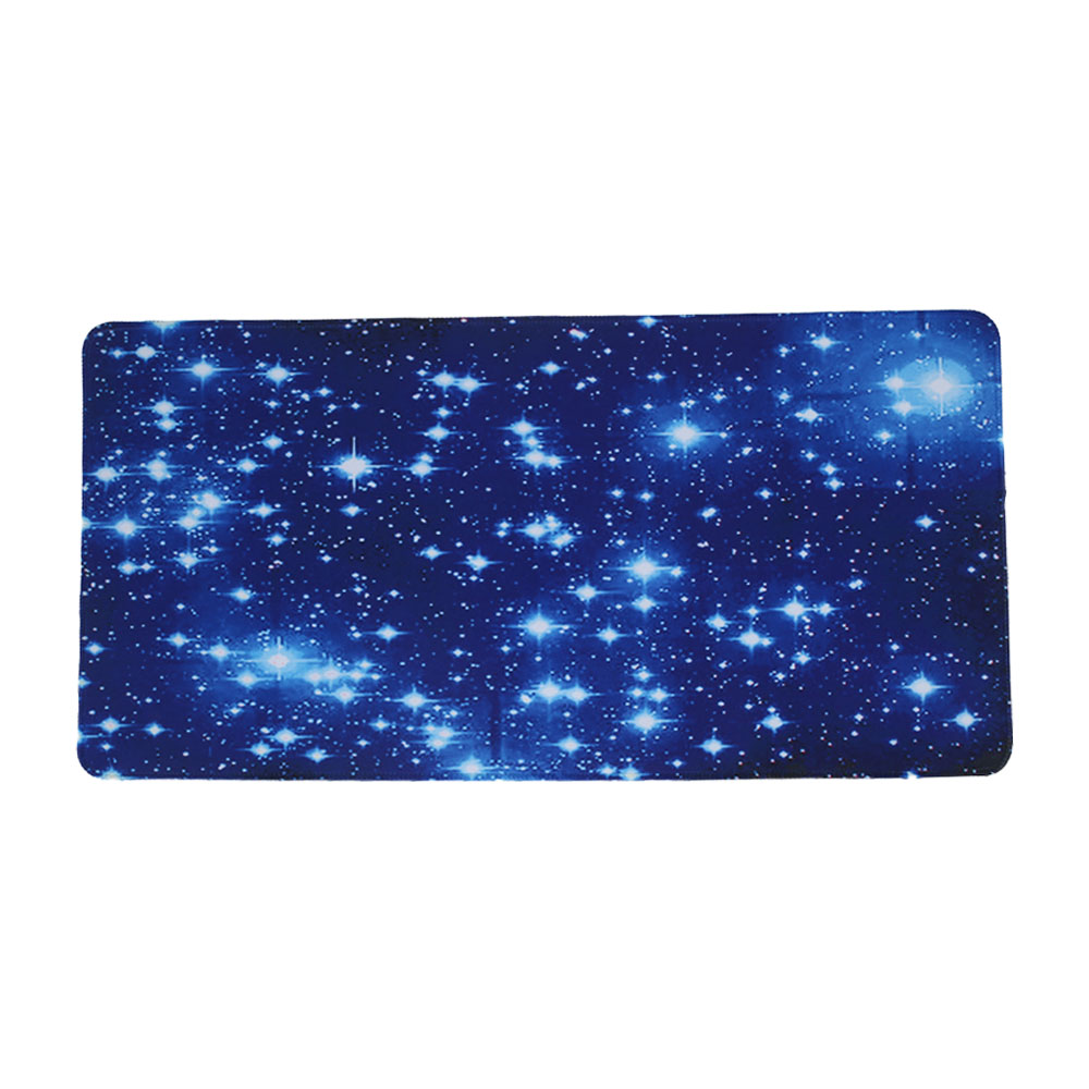 9125-products-6468cf48b7d7b.jpeg ماوس باد بتصميم نجوم الفضاء مضاد للماء والانزلاق قياس 80*30 سم حصيرة ماوس الألعاب لوحة ماوس Starry Sky المضادة للانزلاق - الصورة 1