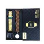 ⁦ساعة ذكية مع سوار ذهبي حديد وسوار اضافي تدعم الاتصال والاشعارات Haino Teko G8 Max الذكية 45 ملم⁩ - الصورة ⁦2⁩