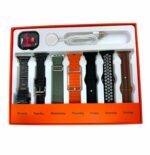 ⁦ساعة ذكية مع سبعة اساور مختلفة Haino Teko GP-7 تدعم الاشعارات والاتصال واللغة العربية مقاوم للماء⁩ - الصورة ⁦2⁩