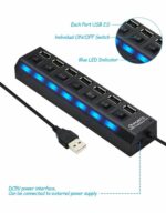 ⁦وصلت محول USB ب7منافذ⁩ - الصورة ⁦3⁩