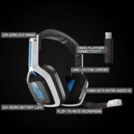 ⁦سماعة جيمنج لاسلكية من استرو للألعاب للكمبيوتر و البلايستيشن ASTRO Gaming A20 Wireless Headset (اوبن بوكس)⁩ - الصورة ⁦7⁩