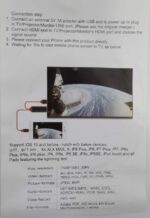 ⁦وصلة ربط الشاشه بالهاتف للايفون Lightning إلى HDMI Ultra HD 4K 30HZ 2K 60HZ 2 متر⁩ - الصورة ⁦4⁩