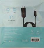 ⁦وصلة ربط الهاتف بالشاشة تايب سي Type-C إلى HDMI Ultra HD 4K 30HZ 2K 60HZ 2 متر⁩ - الصورة ⁦2⁩