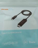 ⁦وصلة ربط الهاتف بالشاشة تايب سي Type-C إلى HDMI Ultra HD 4K 30HZ 2K 60HZ 2 متر⁩ - الصورة ⁦5⁩