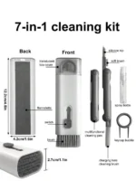 ⁦فرشاة تنظيف لوحة المفاتيح متعددة الوظائف 6 في 1 ABS منظف الشاشة⁩ - الصورة ⁦4⁩