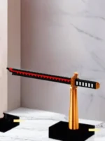 ⁦قطع تركيب مكعبات اللودو على شكل سيف الساموراي للزينه مكاتة ولعب الاطفال طول السيف 40 سم⁩ - الصورة ⁦3⁩