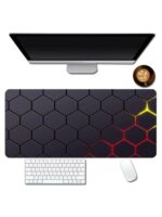 ماوس ماد 30*60 سم المطاطية ذات قاعدة مربعة مطبوعة بتصميم نحلة كلاسيكي، مضادة للماء ومانعة للانزلاق، مناسبة للاستخدام في المكت