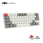 كيبورد جيمنج ميكانيكي سوتش احمر لوحة مفاتيح مفتاح سلكي الاضاءة الخلفية مدمج لوحة مفاتيح ألعاب mk-star61