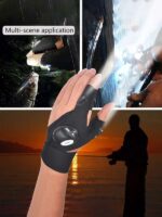 ⁦قفازات مزودة ب اضاءة لتسهيل عملية الصيانة في الاماكن المظلمة قفاز زوج 2 قطعة اصلاح مع ليد مصباح يدوي قفازات طقم⁩ - الصورة ⁦9⁩