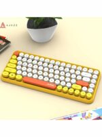 ⁦كيبورد جيمنج بلوتوث لاسلكي لوحة مفاتيح Android لوح مكتب لعبة رمادي كيبورد شبه ميكانيكي كيبورد لاسلكي⁩ - الصورة ⁦3⁩